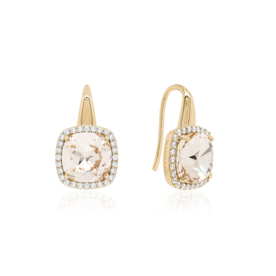 Vintage hook earrings in gold (2 colours)