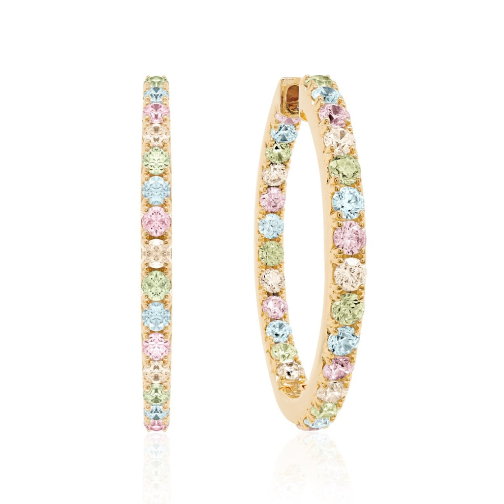 Rainbow infinity hoops