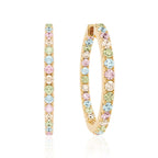 Rainbow infinity hoops