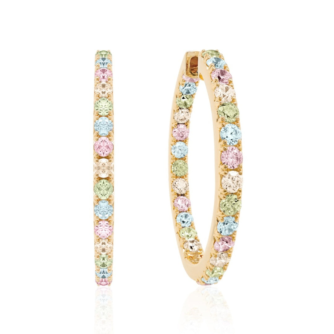 Rainbow infinity hoops