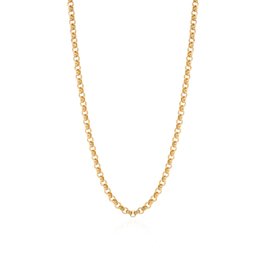 Bold cable chain in gold