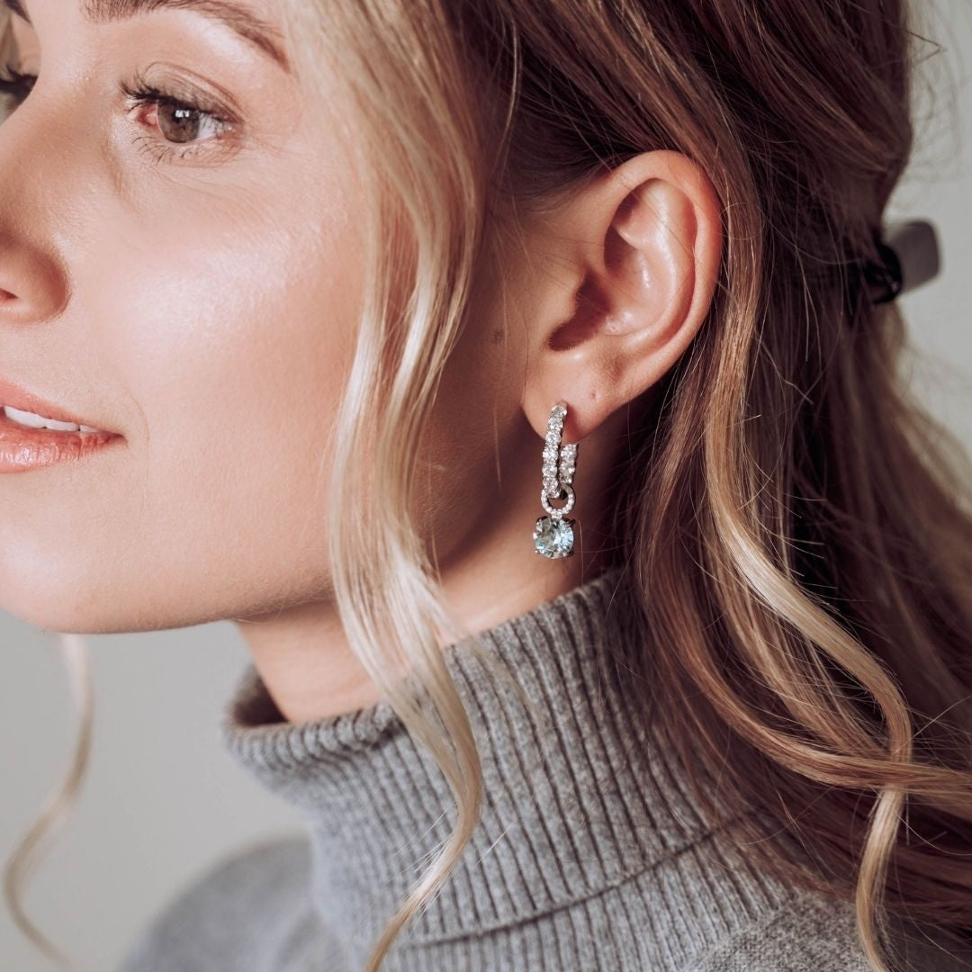 Crystal charms in gold (choose your colour)