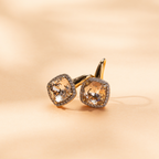 Vintage hook earrings in gold (2 colours)