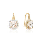 Vintage hook earrings in gold (2 colours)