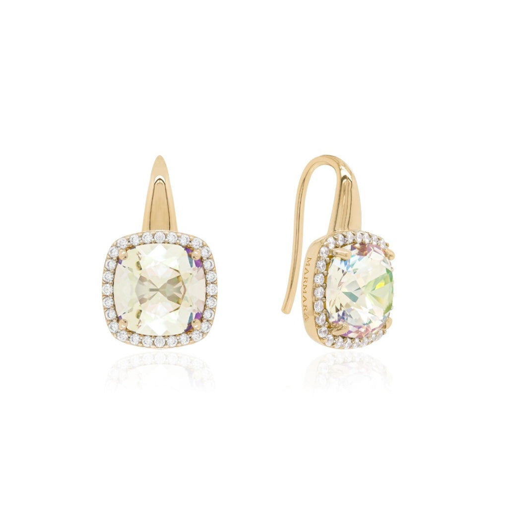 Vintage hook earrings in gold (2 colours)