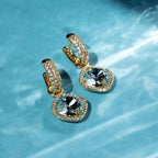 Fancy stone charms in gold (choose your colour)