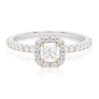 Small cushion stacking ring